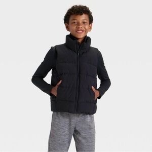 Boys' Puffer Vest - All In Motion™ Black XL
